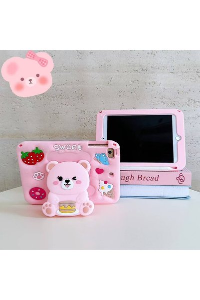 Five e Apple ile Uyumlu iPad Air 11 M2/M3/M4 11 İnç Standlı Soft Silikon Swee...
