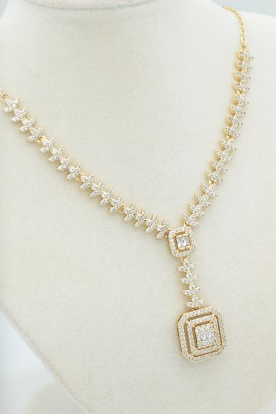 XUPING JEWELRY Style Pearl/Xuping Jewelry Baget Model Necklace