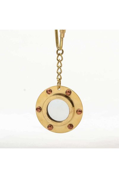 NW NessiWorld Brass Lumbuz Keychain 3945a