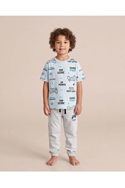 REDTAG Boys Assorted Printed Pyjama Set (3 Piece)