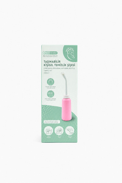 MEDIMOM Taşınabilir Kişisel Genital ve Perineal Temizlik Şişesi - Portatif Bidet - Pembe