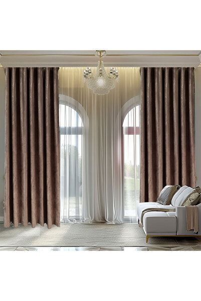 ArasyaHome Draperie Luxury Guernica Blackout 80 % Bej