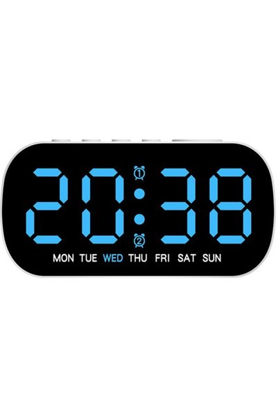 Morvena Picks Ceas electronic simplu, multifuncțional, cu afișaj digital LED ...