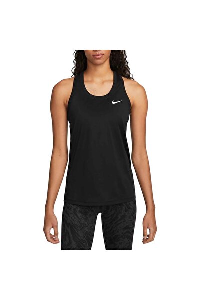 Nike Γυναικεία Μπλούζα Τρεξίματος Dri-Fit με Αθλητική Πλάτη - Μαύρο - Μ