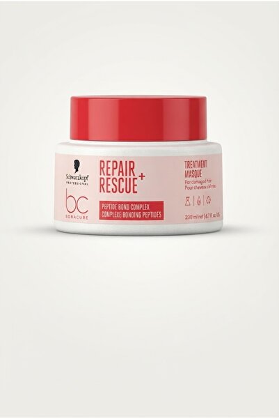 Schwarzkopf Repair Rescue Emergency Repair Mask for Damaged Hair 200 ml Tenro...