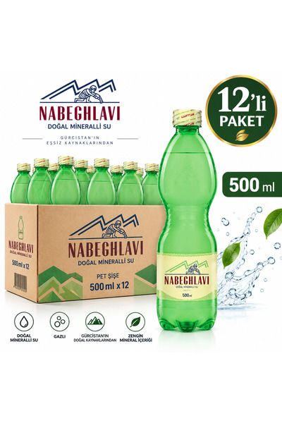 Nabeghlavi Doğal Mineralli Su Pet Şişe 500 Ml x 12