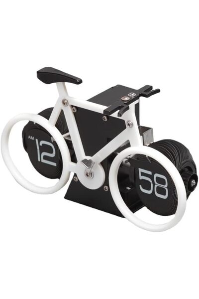Morvena Picks Ceas de birou vintage, mecanic, digital, în formă de bicicletă ...