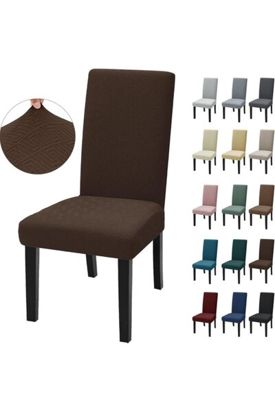 Morvena Picks Set de huse pentru scaune, 4 piese, elastice, moderne, pentru s...
