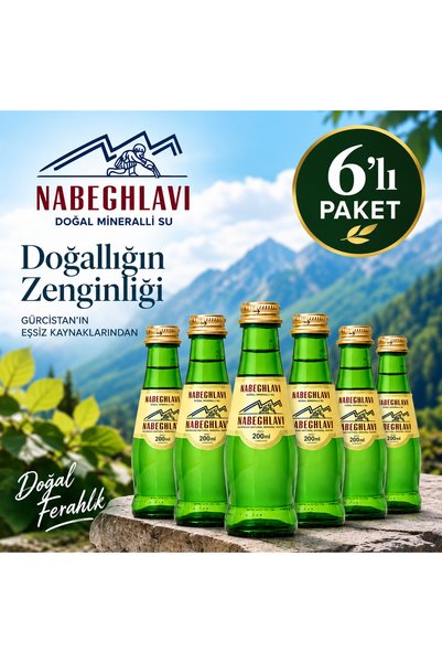 Nabeghlavi Doğal Mineralli Su 200 ml x 6 Adet