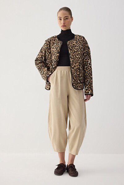 Touché Privé Gabardine Balloon Pants with Elastic Waist