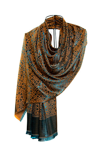 CASHMERE AND SİLK MAWLANA Goblen Ipek Şal