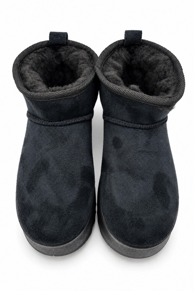 Deoder Women's Suede Boots |   Warm Plush Inner Lining |   Injection Base |   Full Mold |   Ankle Length Daily Women's Boots |   Comfortable to Use in Cold Weather |   Simple, Modern, and Stylish Daily Women's Shoe Model with Stitching Details.