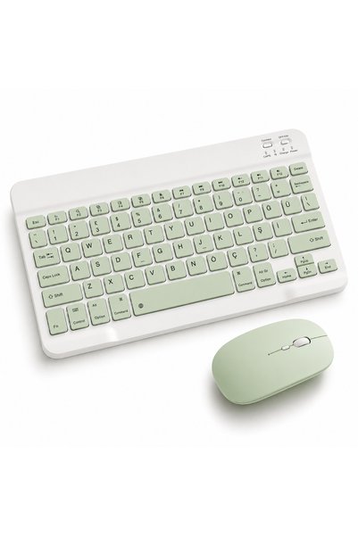 Five e Premium Bluetooth Türkçe Q Kablosuz Klavye ve Mouse Seti – Android, iO...