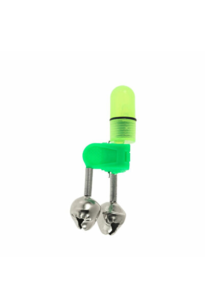 Morvena Picks 10x Alarme de mușcătură cu clopoței și inel dublu luminos LED p...