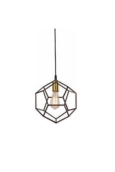 Klausen Pendul Atom KL6334, 1xE27, maro+auriu, IP20,