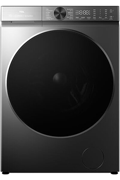 TCL غسالة ملابس أوتوماتيكية تحميل أمامي مع تجفيف 75%، إنفرتر، واي فاي، سعة 12...