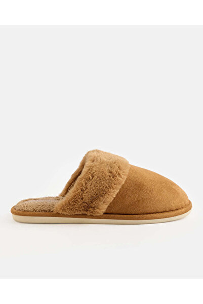 REDTAG Men Tan Textured Slippers