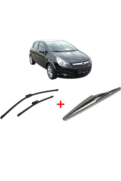 Bosch Set de 3 ștergătoare OPEL CORSA D (S07) 2006 - 2014, pentru parbriz și ...