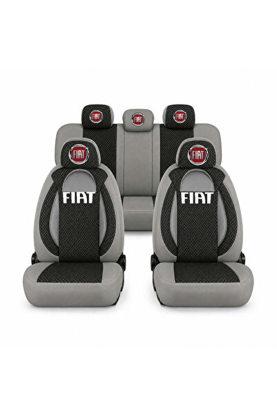 Autohelix MSA Set Huse Scaune Sport Universale, Gri cu Negru, Personalizate p...