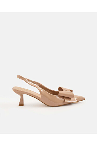 REDTAG Women Beige Bow Sling Back
