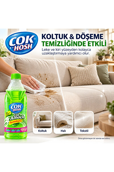 Çokhosh Çok Amaçlı Temizleyici 700 Ml-Tüm Yüzeylerde Yağ ve Kir Çıkarma Etkili