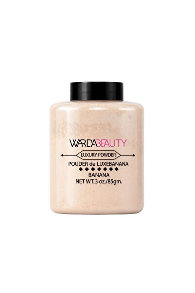 Warda Beauty Luxury Powder Banana Loose Powder – Fine Face Setting Powder for...