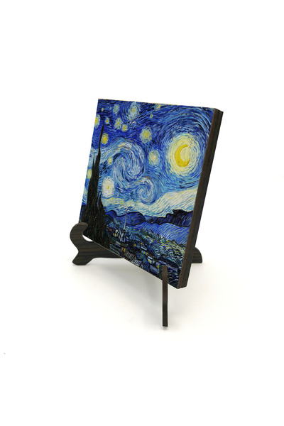 Sadrazam Starry Night Tabletop with Printed Wooden Tabletop