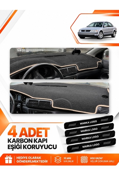 e-biz Volkswagen Passat B5 (1996-2000) Compatible Front Cover Glove Box Prote...