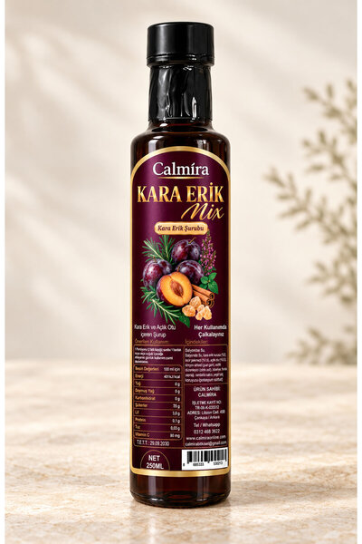 CALMİRA Kara Erik Mix 250 ml. | KaraErik Şurubu | black plum syrup