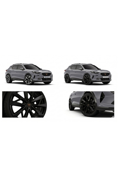 GRAFİCAR Cupra Formentor Sandstorm 19" Compatible Wheel Cover Sticker Set - G...