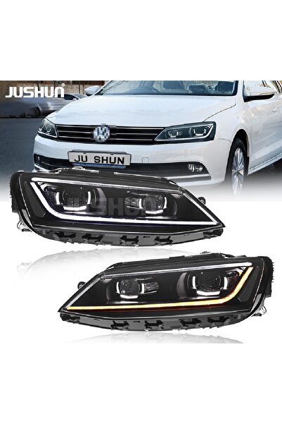 VW JETTA 2015-2016-2017 MK6 VWPASSAT B8 DİZAYN LEDLİ ÖN FAR