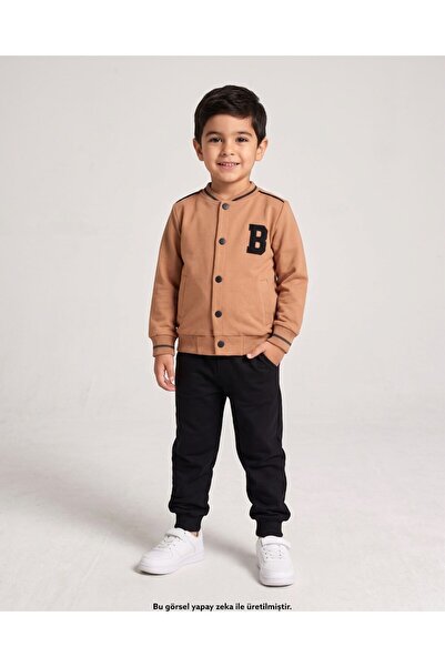 voyyo kids baby Boy's Seasonal College Jacket B Embroidered 2-10 Years Old Co...
