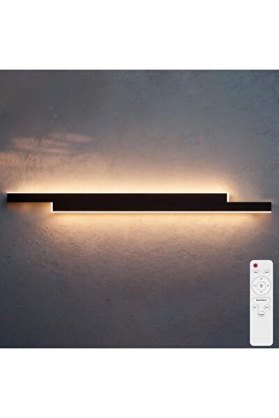 OEM Aplică de perete lungă IP65 Acrilică Reglabilă 3000K-6000K 25W – Negru 100cm