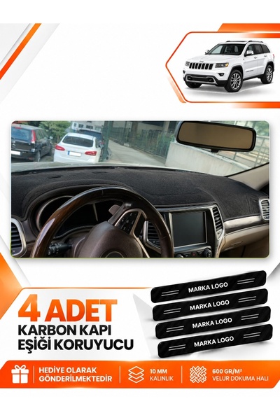 e-biz Jeep Grand Cherokee (2014-2020) Compatible Dashboard Protection Protect...