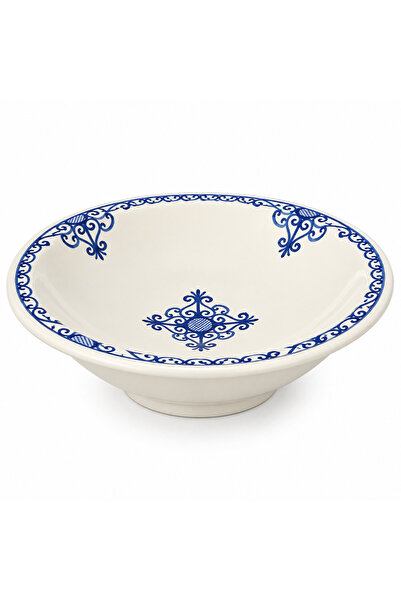 AKDC Slama Ceramic Salad Bowl Off-White - 33cm