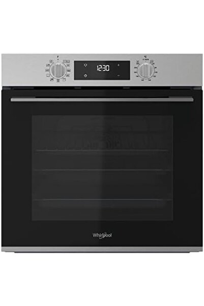Whirlpool فرن كهربائي مدمج، من الستانلس ستيل، 60 سم، سعة 71 لتر، 8 وظائف، تنظ...