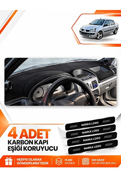 e-biz Renault Cli̇o Symbol Ali̇ze (2002-2008) Compatible Torpedo Protection C...