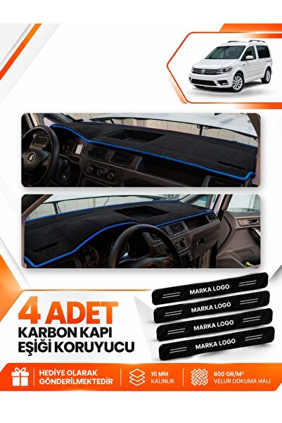 e-biz Volkswagen Caddy (2015-2019) Compatible Front Dashboard Protection Cove...