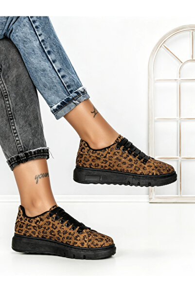 mei Sneakers dama maro din material textil Alixie
