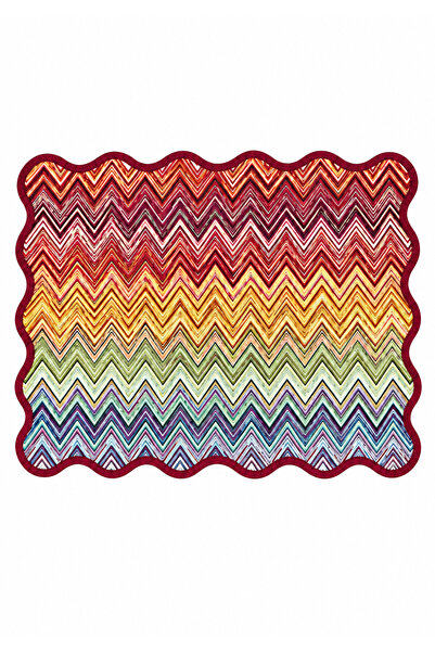 Mise En Place rainbow zigzag Amerikan servis