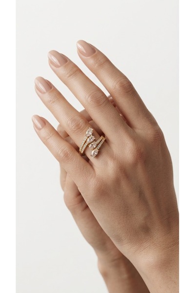 Âlâ Atelier Zircon Stone Tulip Ring