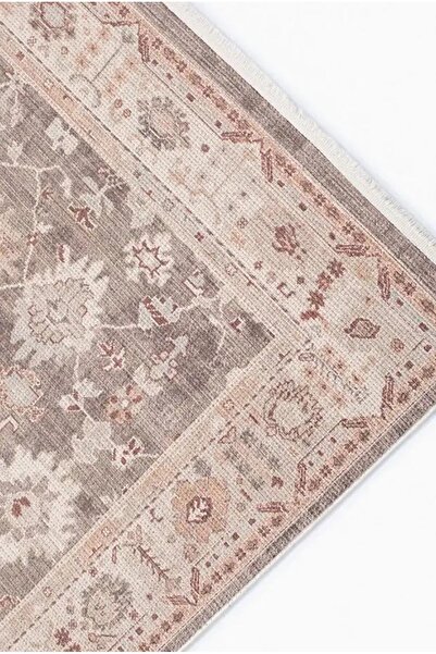 Eco Concept Antiquus Serisi Etnik Retro Desen Salon Halısı Kaymaz Taban Makine Halısı