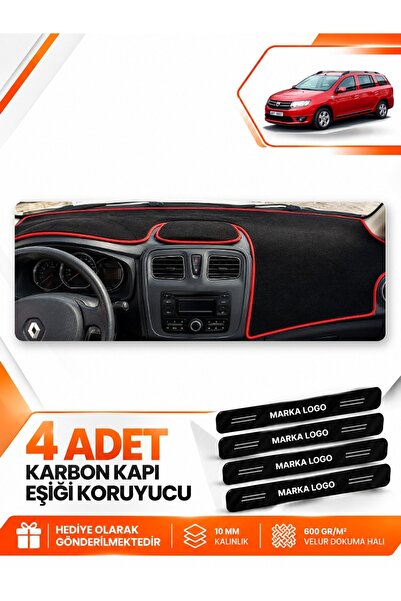 e-biz Daci̇a Logan Mcv (2012-2021) Compatible Front Dashboard Protection Cove...