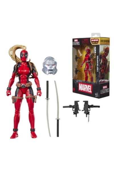 Hasbro Seria Marvel Legends Figurină articulată Lady Deadpool (Build A Figure...