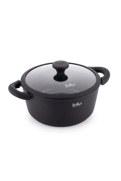 Julia Casserole 32cm - Onxy Black - Durable Die-Cast Aluminum - Non-Stick