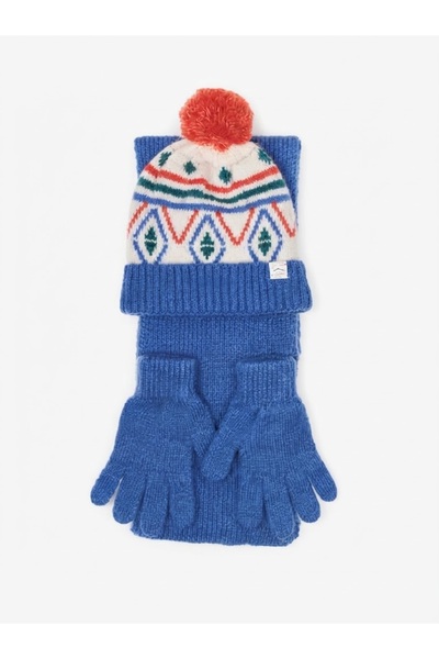 Fonem Fo 5214 Leycin 3-Piece Scarf Beanie Glove Set