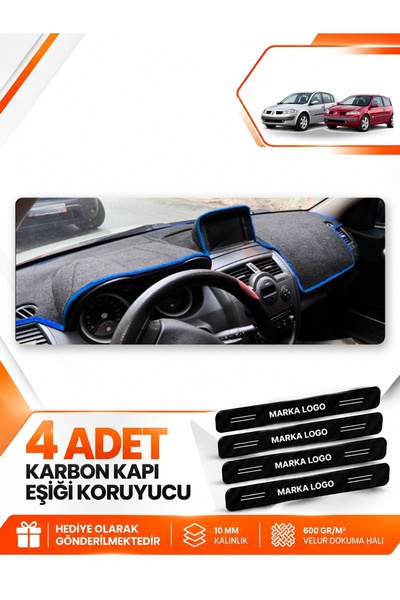 e-biz Renault Megane 2 Large Screen (2002-2009) Compatible Dashboard Protecti...