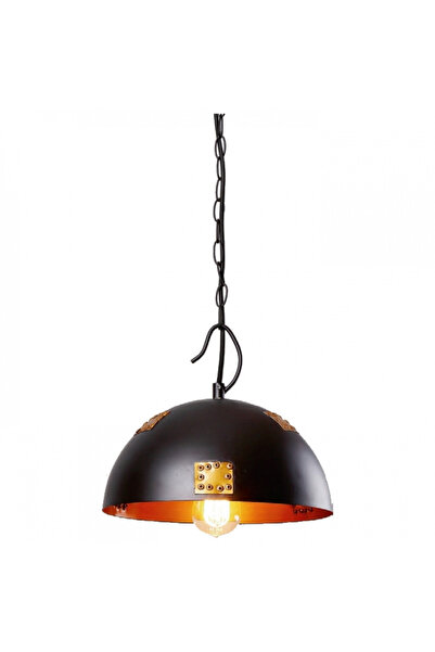 Klausen Lustră pendul Janus KL6366, 1xE27, negru+auriu, IP20