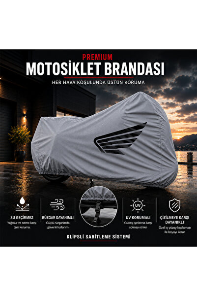 HONDA NSS 300 FORZA Gri Motosiklet Branda Su Geçirmez Motor Branda