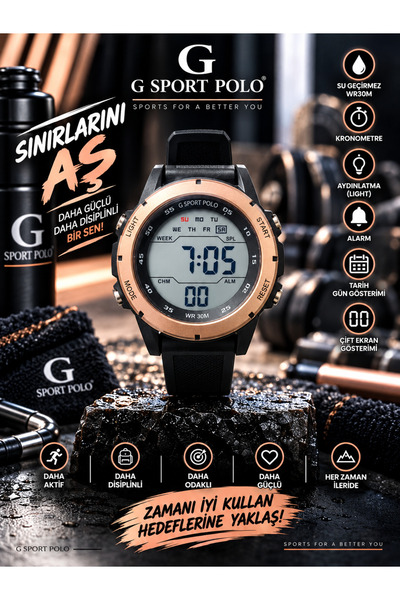 G Sport POLO 30m Water Resistant Children'S/Teenagers' Watch with Light, Alar...